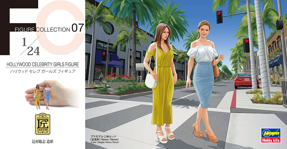 1/24 HOLLYWOOD CELEBRITY GIRLS FIGURE 2Kits