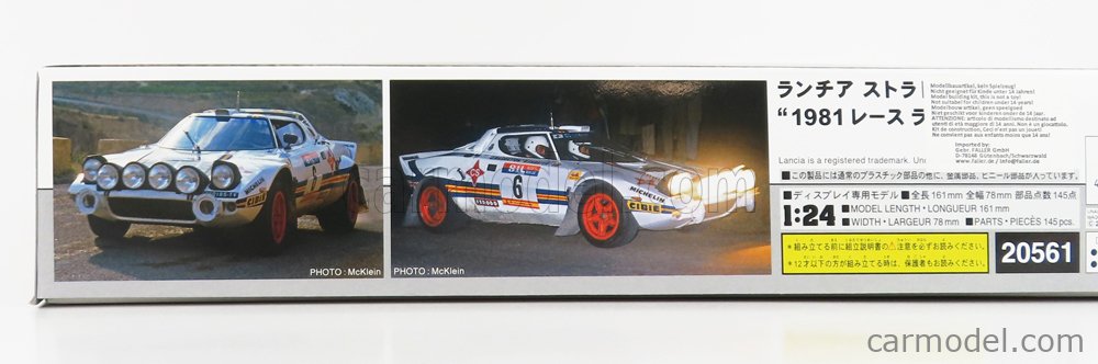 20561 1/24  LANCIA STRATOS HF  - 1981 RACE RALLY -