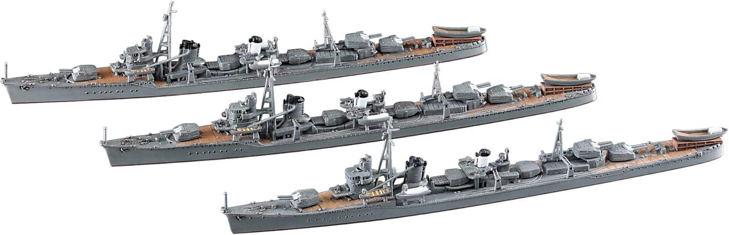 1/700 JAPANESE NAVY DESTROYER YUGUMO & KAZAGUMO & ASAGUMO â€œWithdrawal Strategy from Kiska Islandâ€� [LIMITED EDITION]