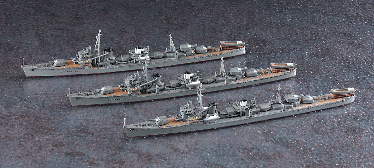 1/700 JAPANESE NAVY DESTROYER YUGUMO & KAZAGUMO & ASAGUMO â€œWithdrawal Strategy from Kiska Islandâ€� [LIMITED EDITION]