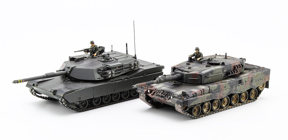 1/72 M-1 ABRAMS & LEOPARD 2 NATO MAIN BATTLE TANK COMBO 2Kits [LIMITED EDITION]