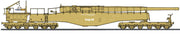 1/72 GERMAN RAILWAY GUN K5(E) LEOPOLD with FIGURE GERMAN ARMY RAILWAY GUN