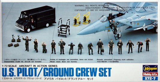 1/72 U.S. PILOT/GROUND CREW SET AIRCRAFT IN ACTION SERIES