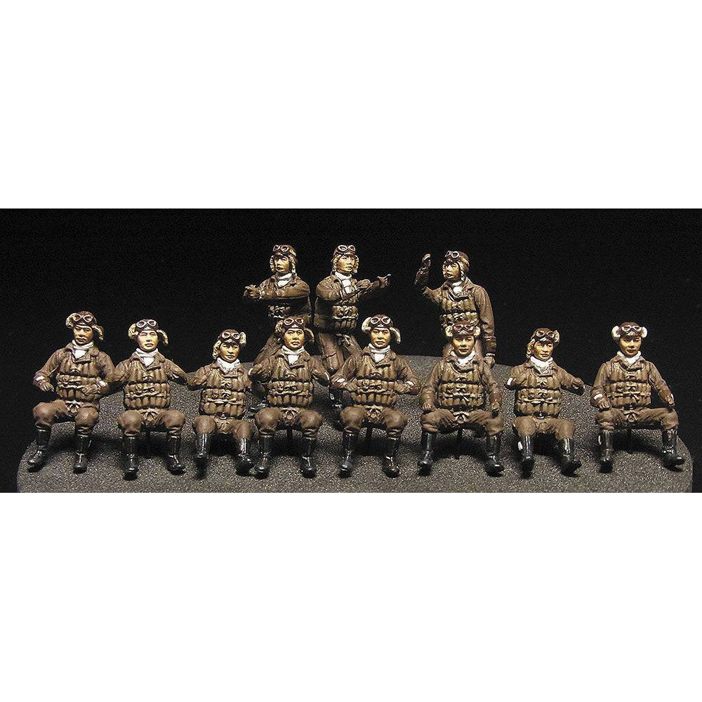 1/72 JAPANESE NAVY AIRMEN SET AIRCRAFT IN ACTION SERIES