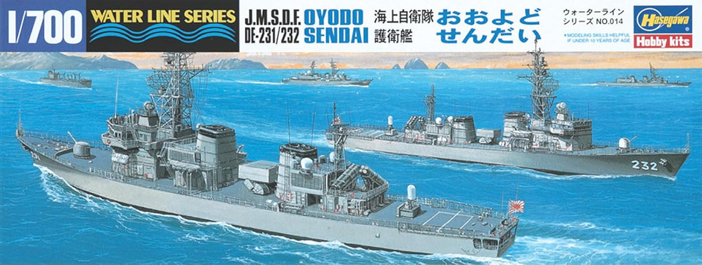 1/700 J.M.S.D.F. De 231/232 OYODO/SENDAI WATER LINE SERIES 2Kits