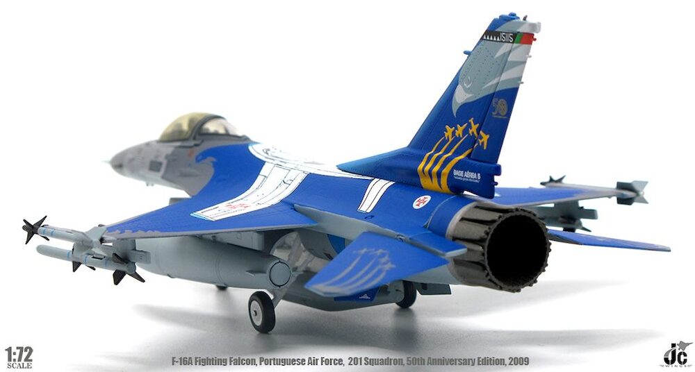 1/72 PORTUGUESE AIR FORCE F-16A FIGHTING FALCON 201St SQD. 50th Anniversary