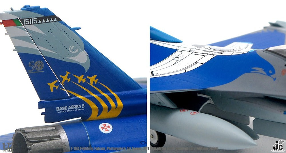 1/72 PORTUGUESE AIR FORCE F-16A FIGHTING FALCON 201St SQD. 50th Anniversary