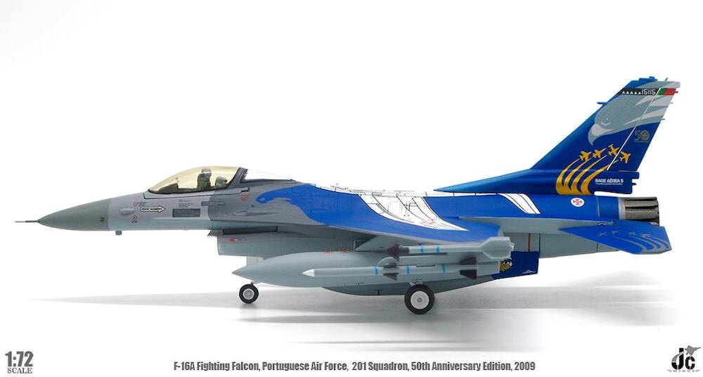 1/72 PORTUGUESE AIR FORCE F-16A FIGHTING FALCON 201St SQD. 50th Anniversary