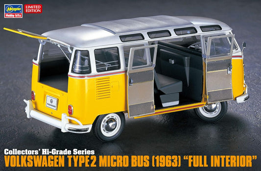 1/24 VOLKSWAGEN TYPE 2 MICRO BUS 1963 FULL INTERIOR [LIMITED EDITION]