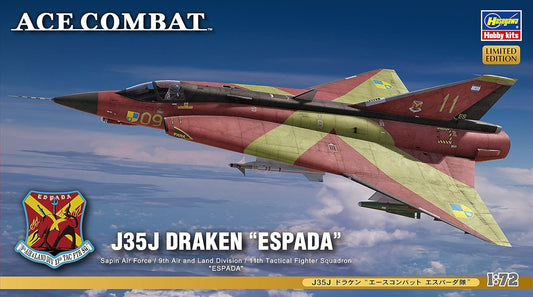 1/72 ACE COMBAT J35J DRAKEN ESPADA [LIMITED EDITION]
