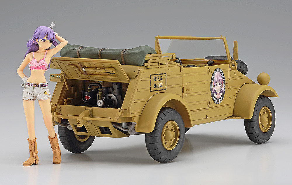 1/24 Wild Egg Girls Pkw.K1 KÜBELWAGEN TYPE 82 "Claire Frost" with FIGURE
