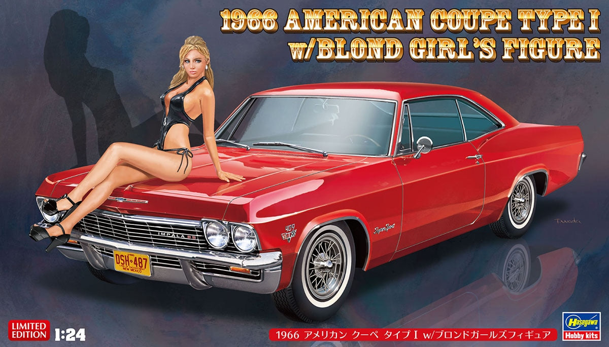 1/24 1966 AMERICAN COUPE TYPE I with BLOND GIRL'S FIGURE [LIMITED EDITION]