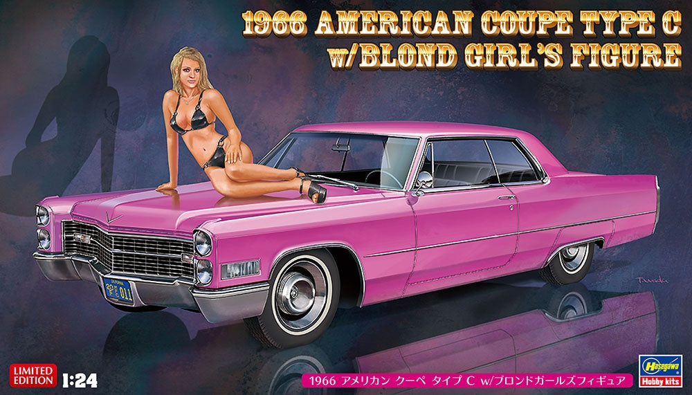 1/24 1966 AMERICAN COUPE TYPE C with BLOND GIRL'S FIGURE [LIMITED EDITION]