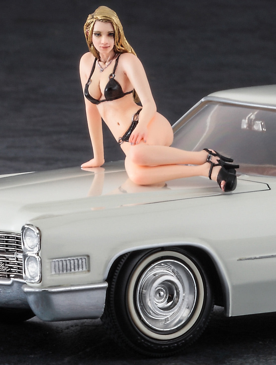 1/24 1966 AMERICAN COUPE TYPE C with BLOND GIRL'S FIGURE [LIMITED EDITION]