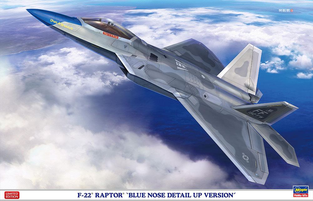1/48 F-22 RAPTOR BLUE NOSE DETAIL UP VERSION [LIMITED EDITION]