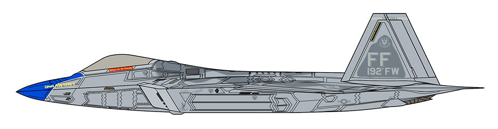 1/48 F-22 RAPTOR BLUE NOSE DETAIL UP VERSION [LIMITED EDITION]