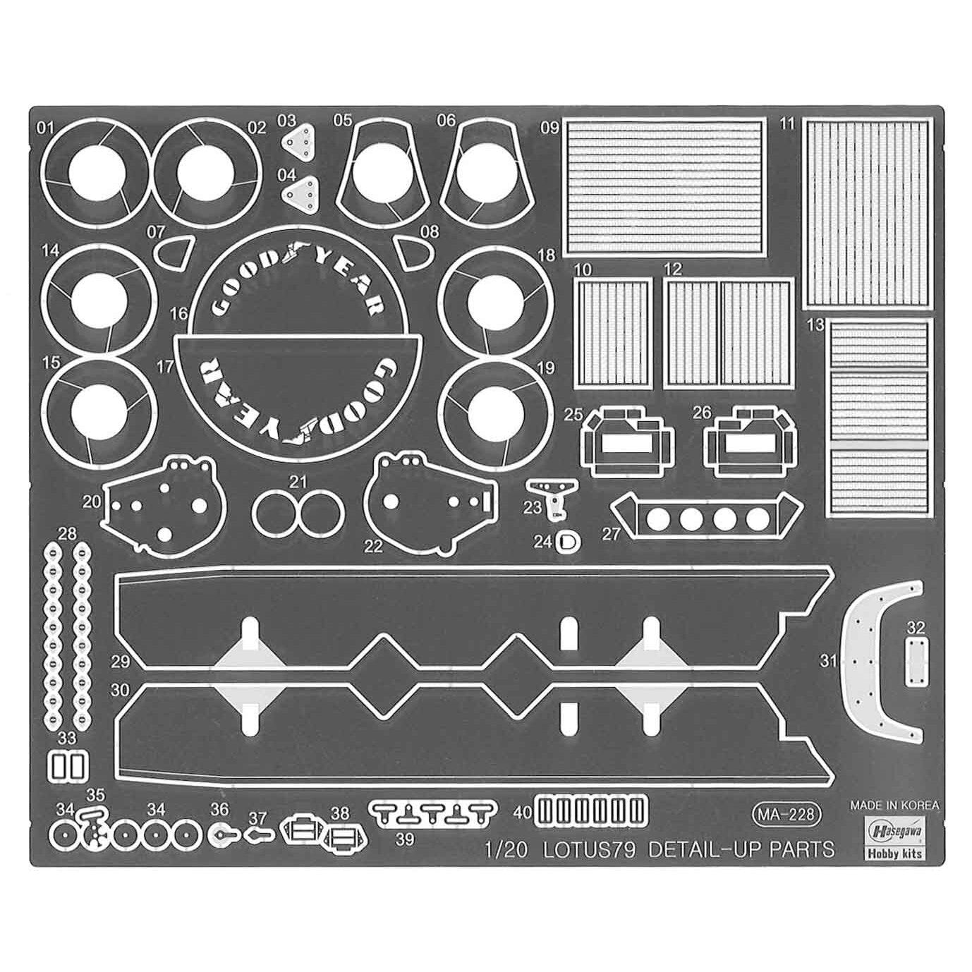 1/20 LOTUS 79 1978 GERMAN GP DETAIL UP VERSION [LIMITED EDITION]