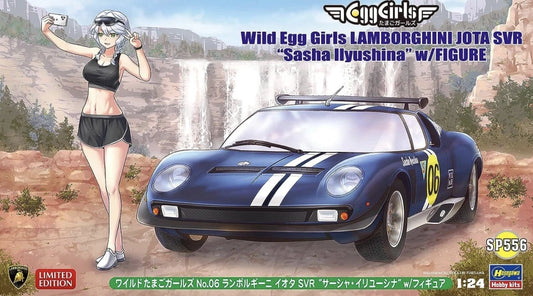 1/24 Wild Egg Girls LAMBORGHINI JOTA SVR Sasha Ilyushina with Figure [LIMITED EDITION]