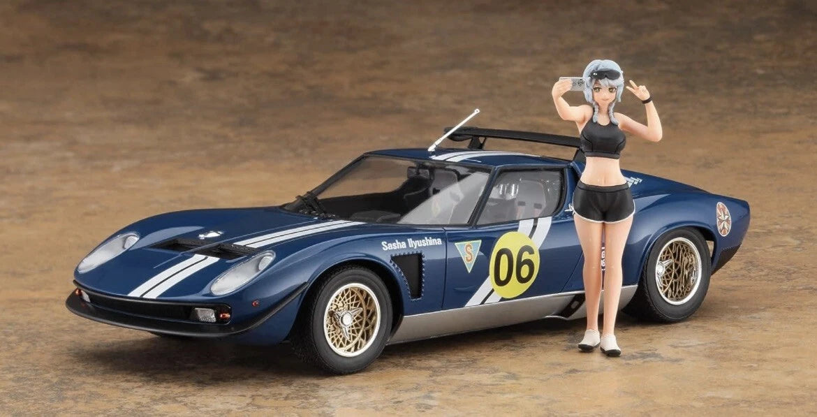 1/24 Wild Egg Girls LAMBORGHINI JOTA SVR "Sasha Ilyushina" w/FIGURE