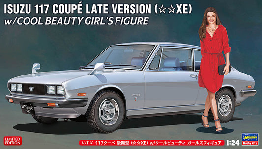 1/24 ISUZU 117 COUPÉ LATE VERSION (☆☆XE) with COOL BEAUTY GIRL'S FIGURE [LIMITED EDITION]