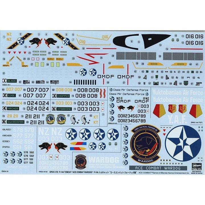 1/72 F-14A TOMCAT ACE COMBAT WARDOG
