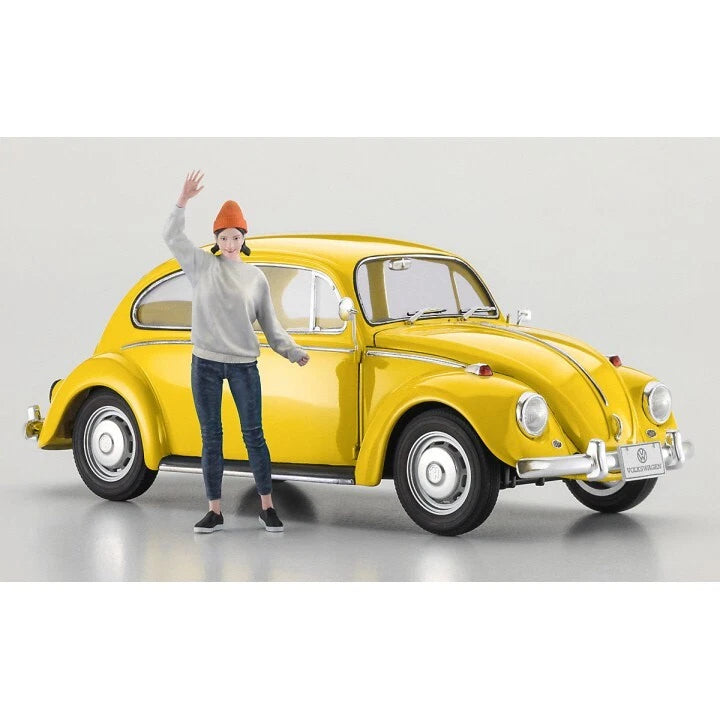 1/24 VOLKSWAGEN BEETLE TYPE 1 (1967) with GIRL'S FIGURE [LIMITED EDITION]