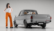 1/24 DATSUN SUNNY TRUCK LONG BODY DELUXE with GIRL'S FIGURE [LIMITED EDITION]