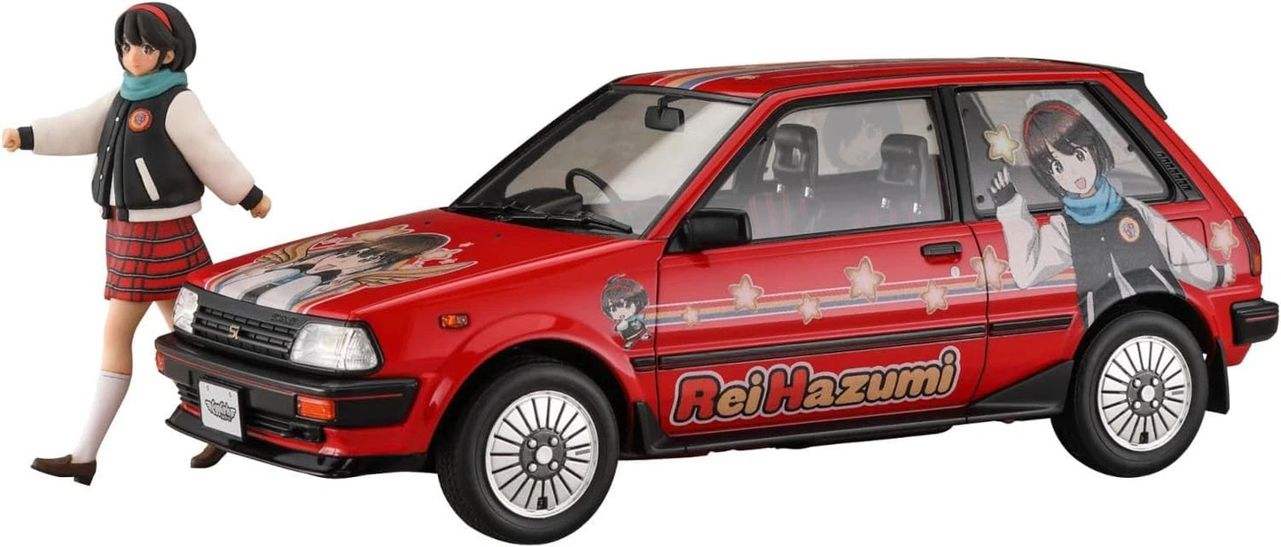 1/24 TOYOTA STARLET EP71 Si-Limited (3Door) MIDDLE VERSION Rei Hazumi with Figure [LIMITED EDITION]