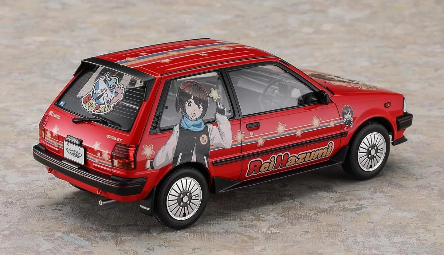 1/24 TOYOTA STARLET EP71 Si-Limited (3Door) MIDDLE VERSION Rei Hazumi with Figure [LIMITED EDITION]