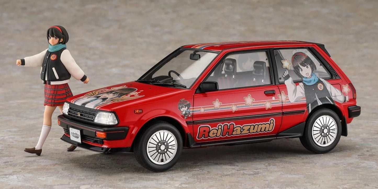 1/24 TOYOTA STARLET EP71 Si-Limited (3Door) MIDDLE VERSION Rei Hazumi with Figure [LIMITED EDITION]
