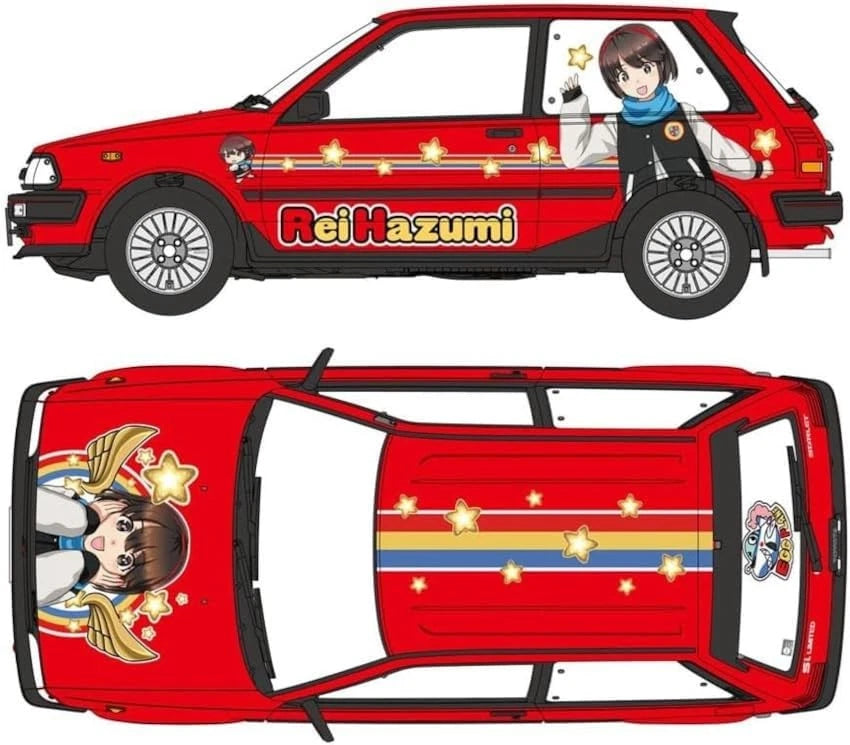 1/24 TOYOTA STARLET EP71 Si-Limited (3Door) MIDDLE VERSION Rei Hazumi with Figure [LIMITED EDITION]
