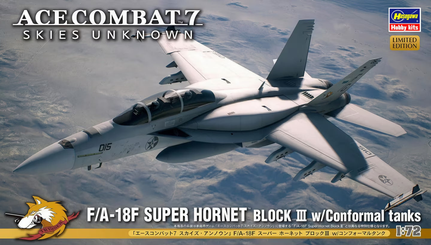 1/72 [ACE COMBAT 7 SKIES UNKNOWN] F/A-18F SUPER HORNET BLOCK III with Conformal Tanks [LIMITED EDITION]