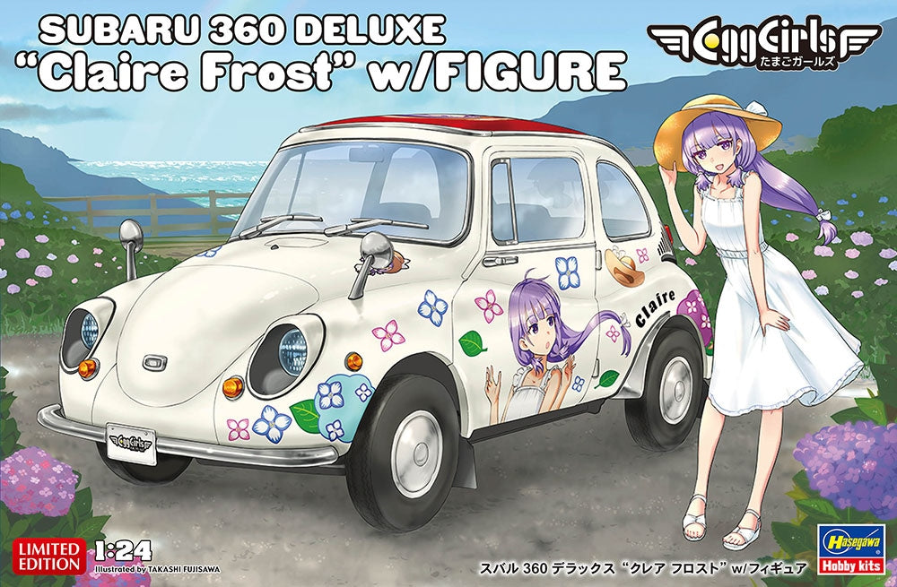 1/24 SUBARU 360 DELUXE CLAIRE FROST with FIGURE [LIMITED EDITION]
