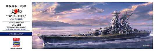 1/450 IJN BATTLESHIP YAMATO OPERATION TEN-GO 1945 with US Carrier-Based Aircraft [LIMITED EDITION]