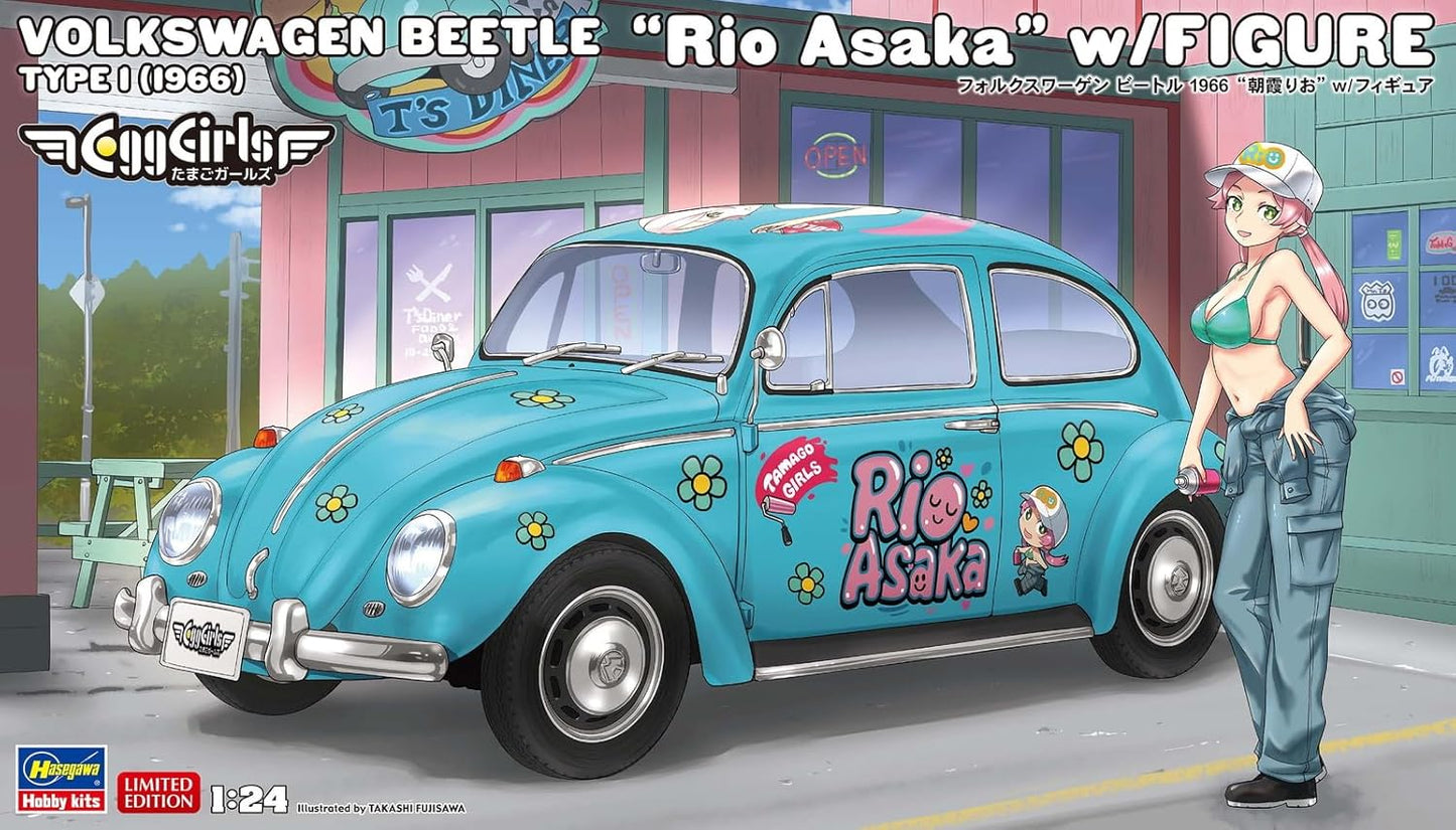 1/24 VOLKSWAGEN BEETLE TYPE 1 (1966) Rio Asaka with FIGURE [LIMITED EDITION]