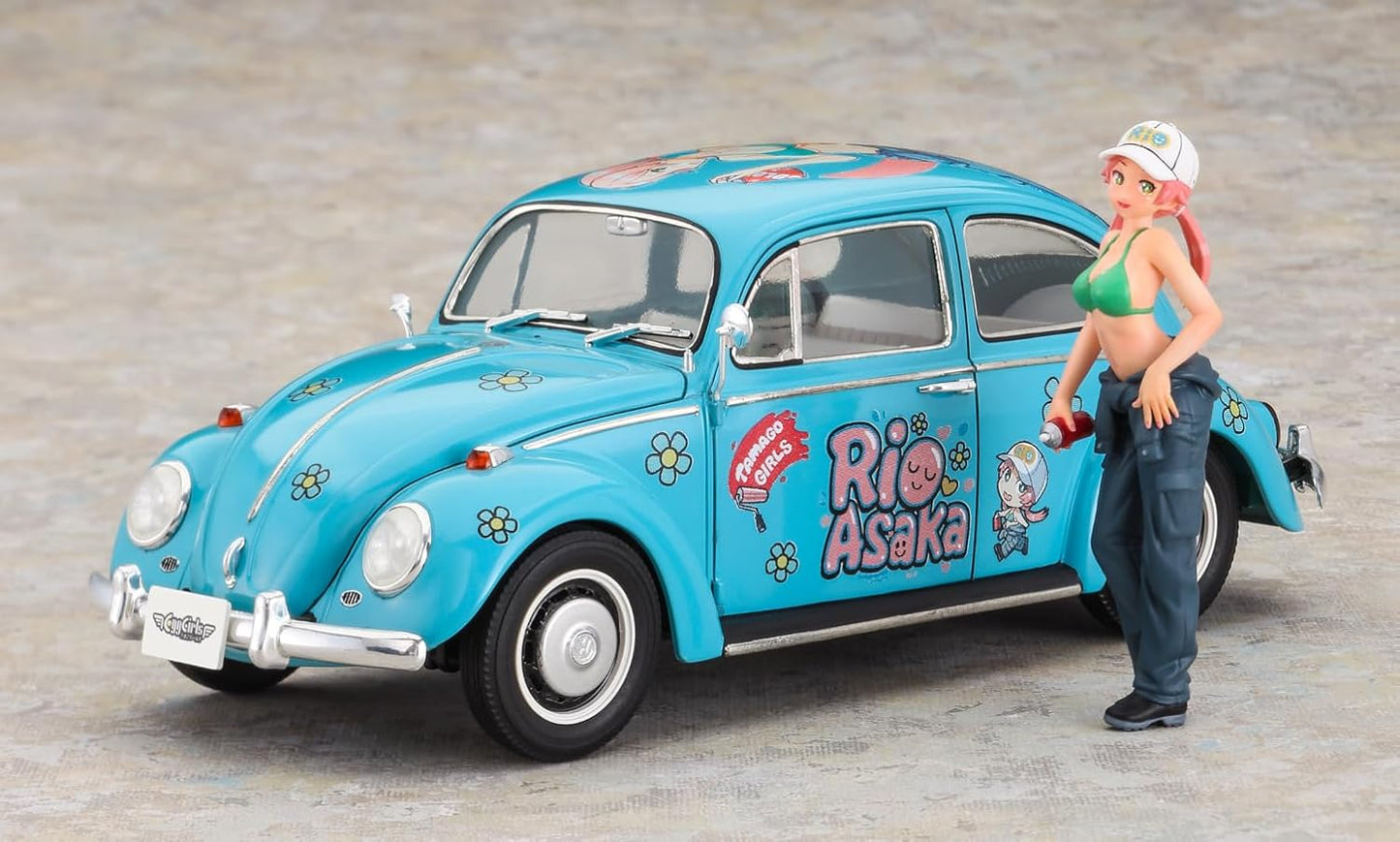 1/24 VOLKSWAGEN BEETLE TYPE 1 (1966) Rio Asaka with FIGURE [LIMITED EDITION]