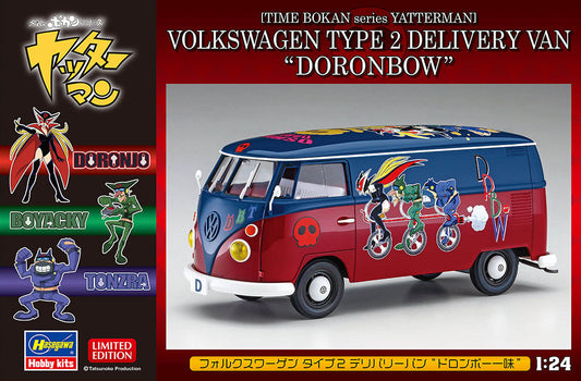 1/24 [TIME BOKAN Series YATTERMAN] VOLKSWAGEN TYPE 2 DELIVERY VAN DORONBOW [LIMITED EDITION]