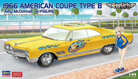 1/24 Egg Girls 1966 AMERICAN COUPE TYPE B Amy McDonnell with FIGURE