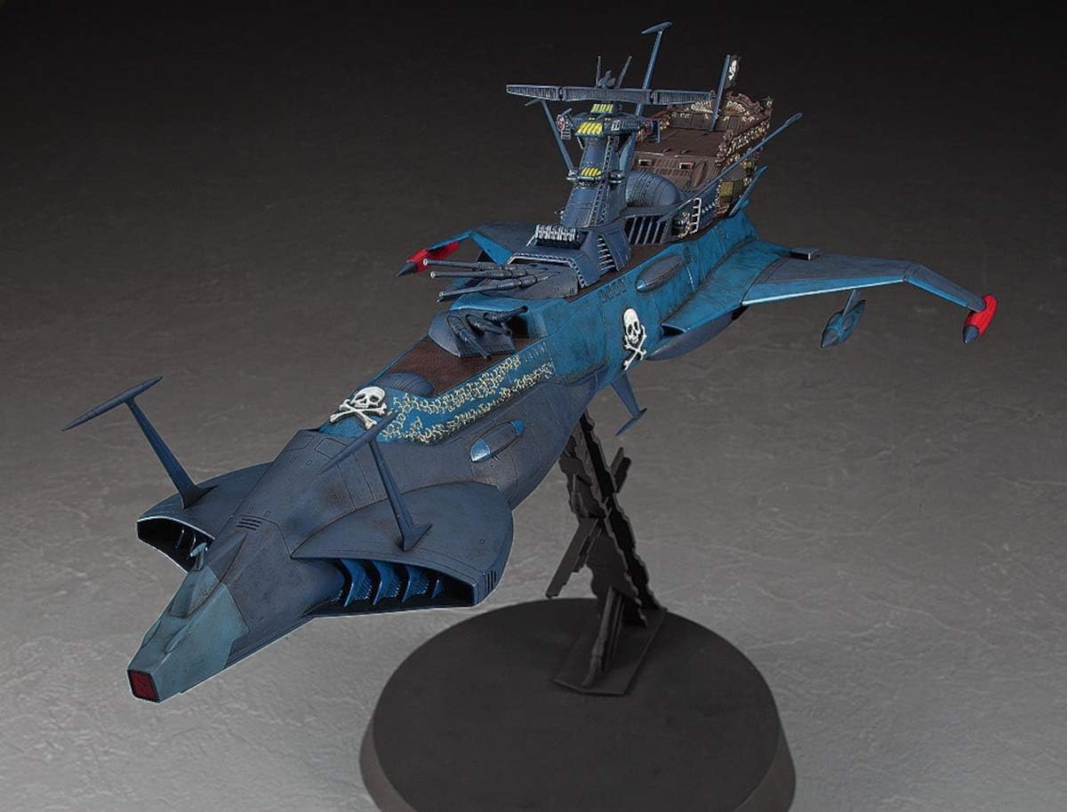 1/1500 CAPTAIN HARLOCK SPACE PIRATE DIMENSION VOYAGE SPACE PIRATE BATTLESHIP ARCADIA Second Ship (PHANTOM DEATH SHADOW Conversion)