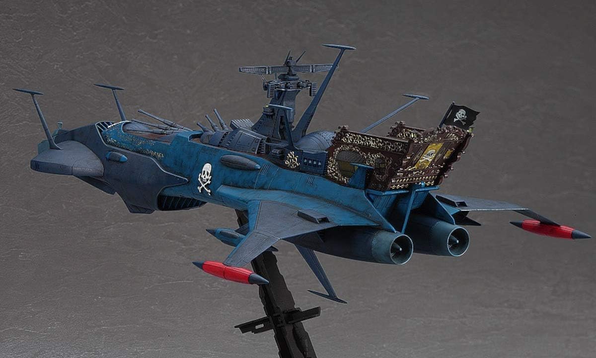 1/1500 CAPTAIN HARLOCK SPACE PIRATE DIMENSION VOYAGE SPACE PIRATE BATTLESHIP ARCADIA Second Ship (PHANTOM DEATH SHADOW Conversion)