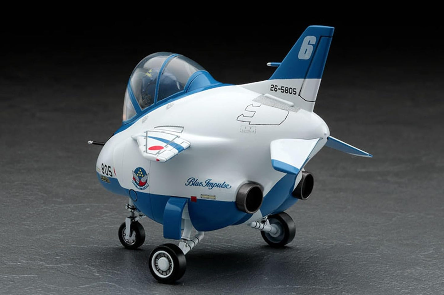 Non Scale EGG PLANE T-4 "BLUE IMPULSE"