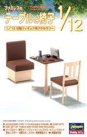 1/12 FAMILY RESTAURANT TABLE & CHAIR