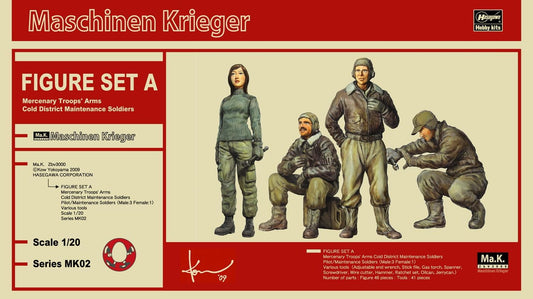 1/20 Ma.K. FIGURE SET A Mercenary Troops' Arms Cold District Maintenance Soldiers