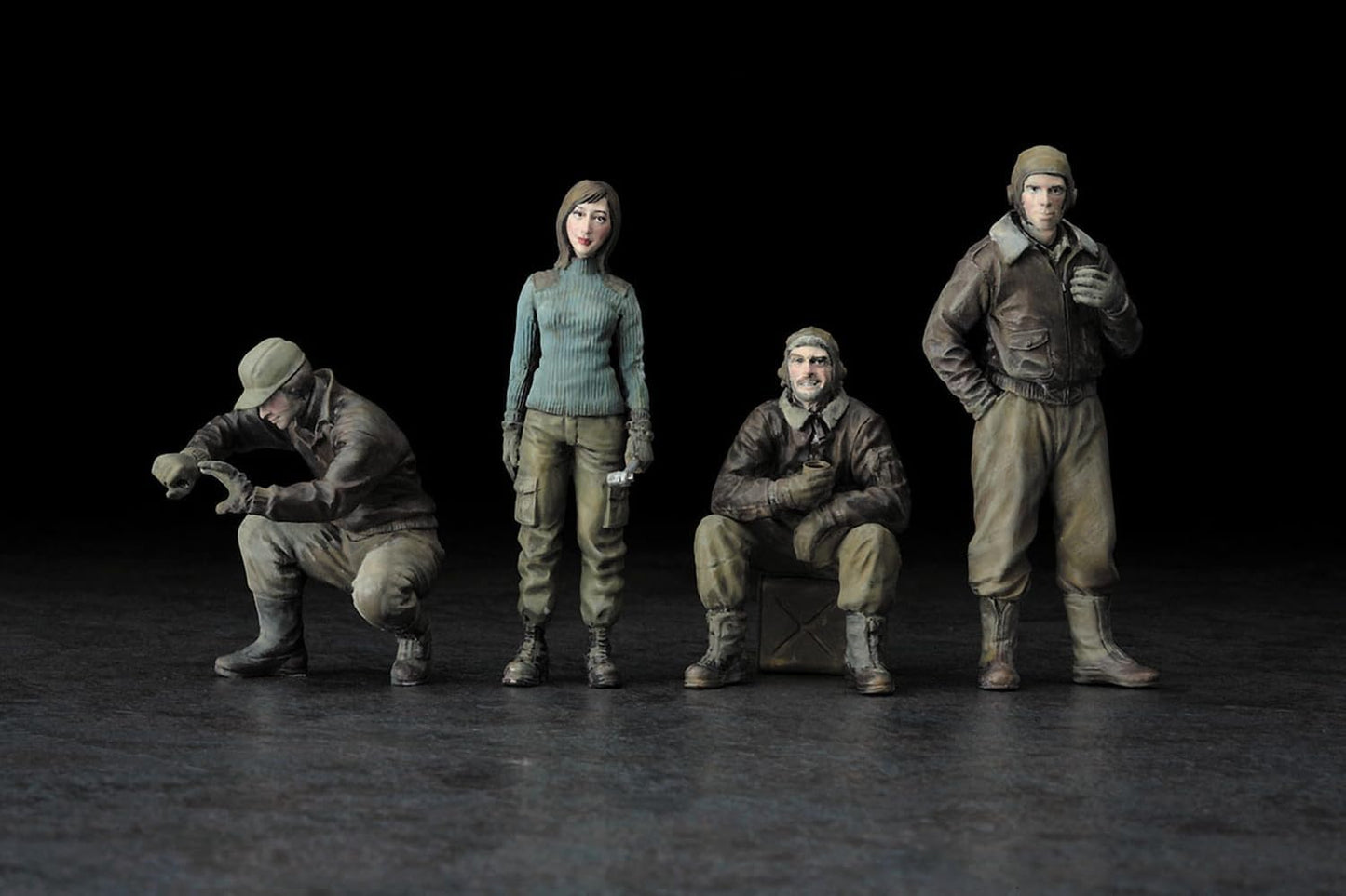 1/20 Ma.K. FIGURE SET A Mercenary Troops' Arms Cold District Maintenance Soldiers