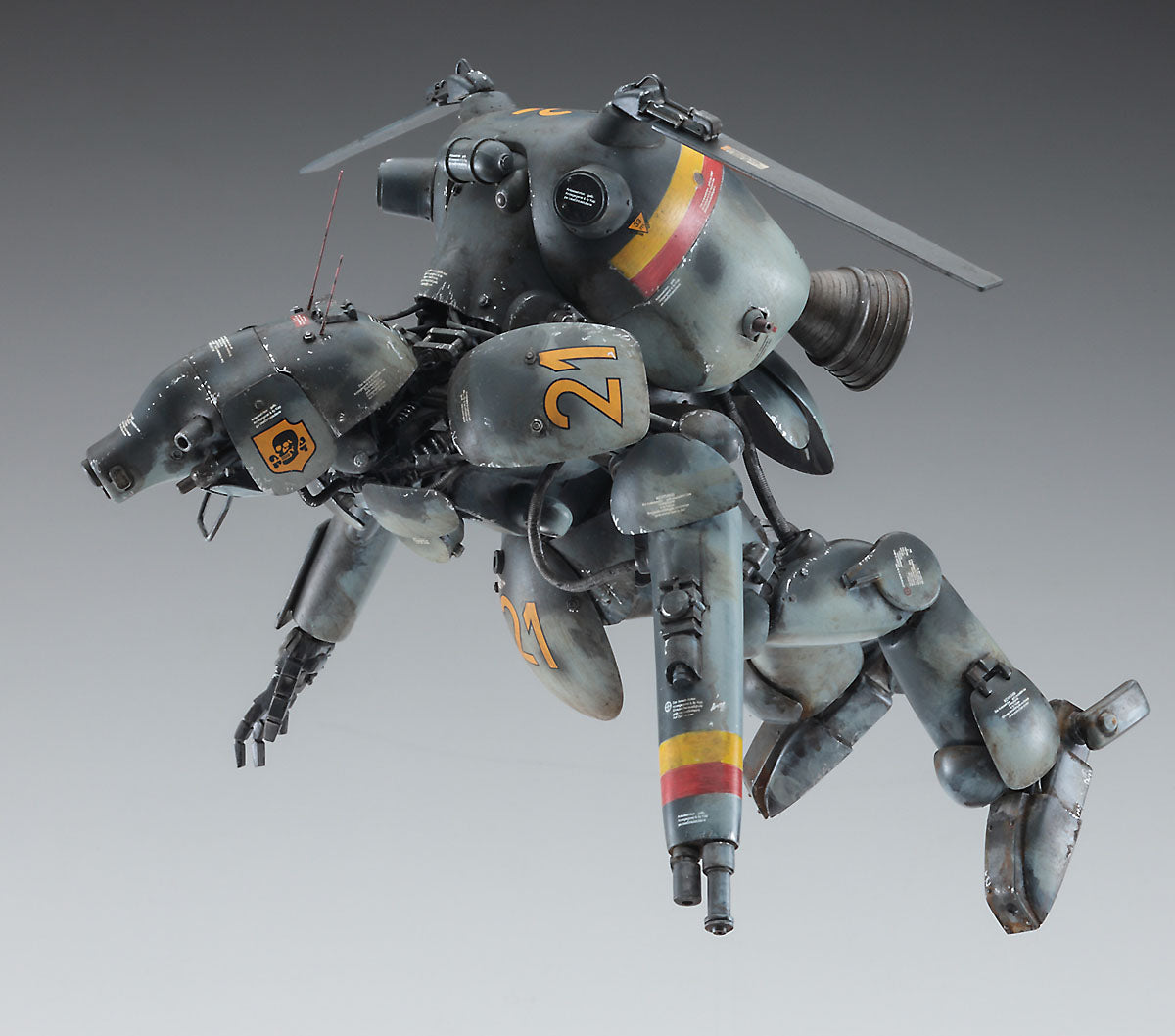 1/20 Space Type Humanoid Unmanned Interceptor Großer Hund SCHWARZER HUND