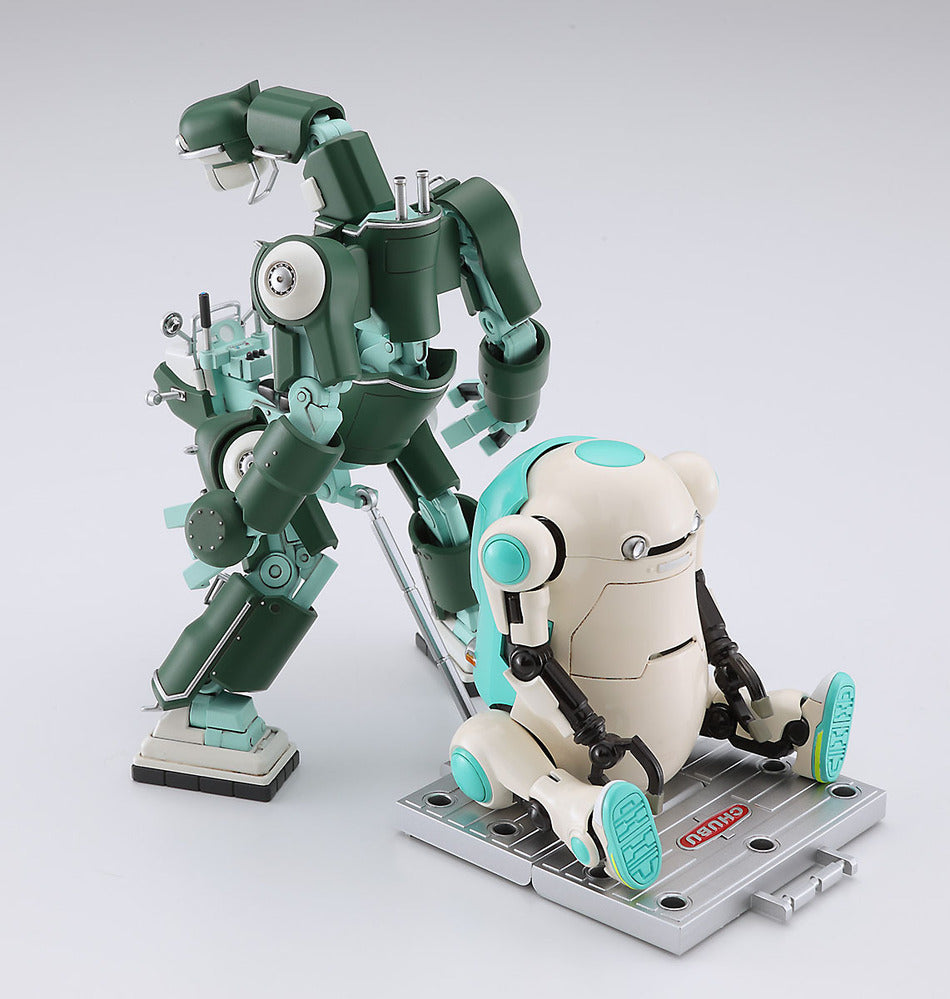 1/35 CHUBU 01 (LIGHT GREEN and GREEN) LIGHT WEIGHT MECHATROBOT 2Kits