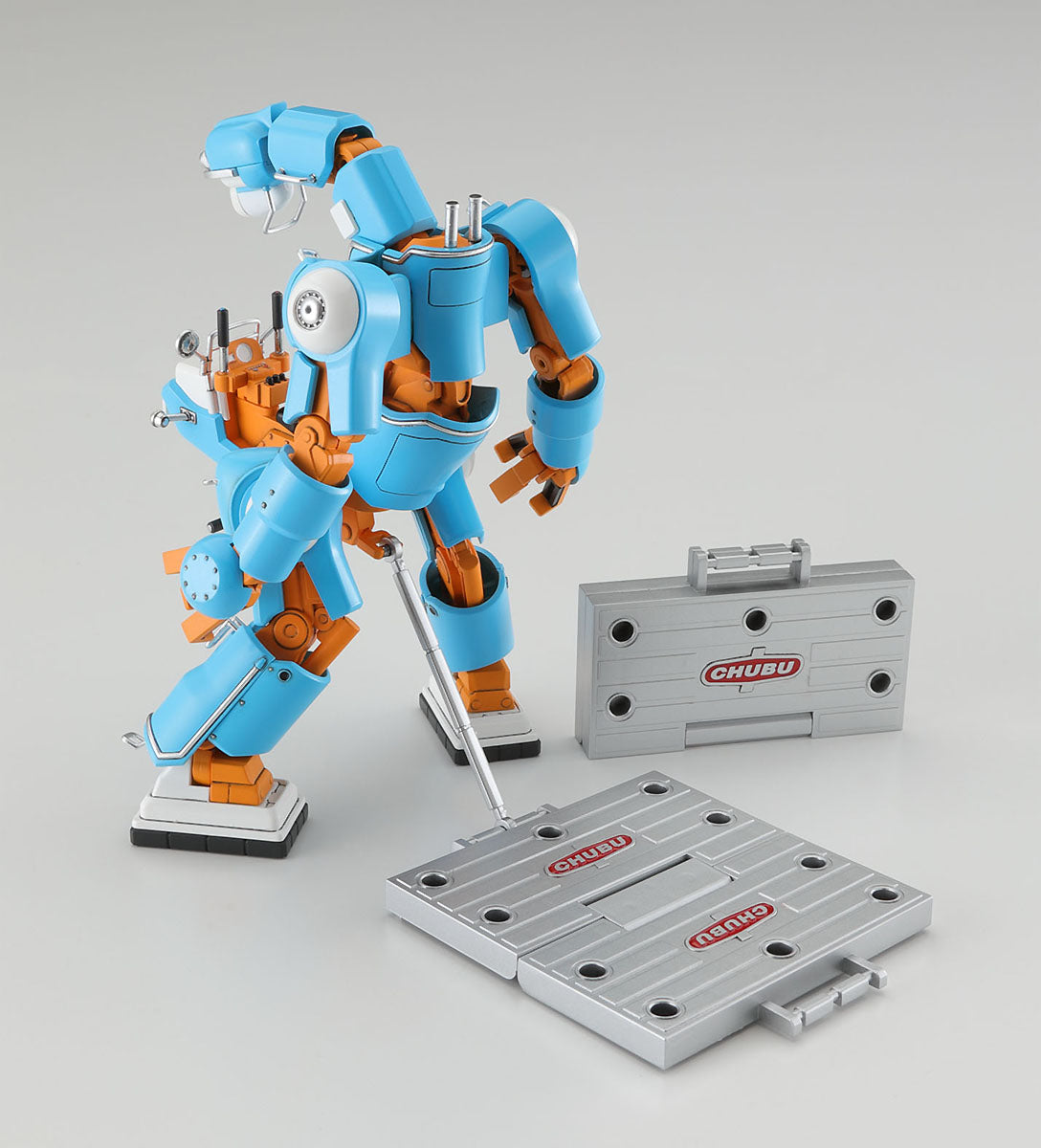 1/35 CHUBU 01 No.02 (ORANGE and LIGHT BLUE) LIGHT WEIGHT MECHATROBOT 2Kits