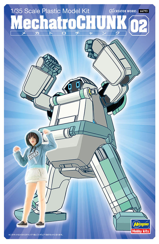 1/35 MechatroCHUNK No.02 Grayish Mint + Support Girl