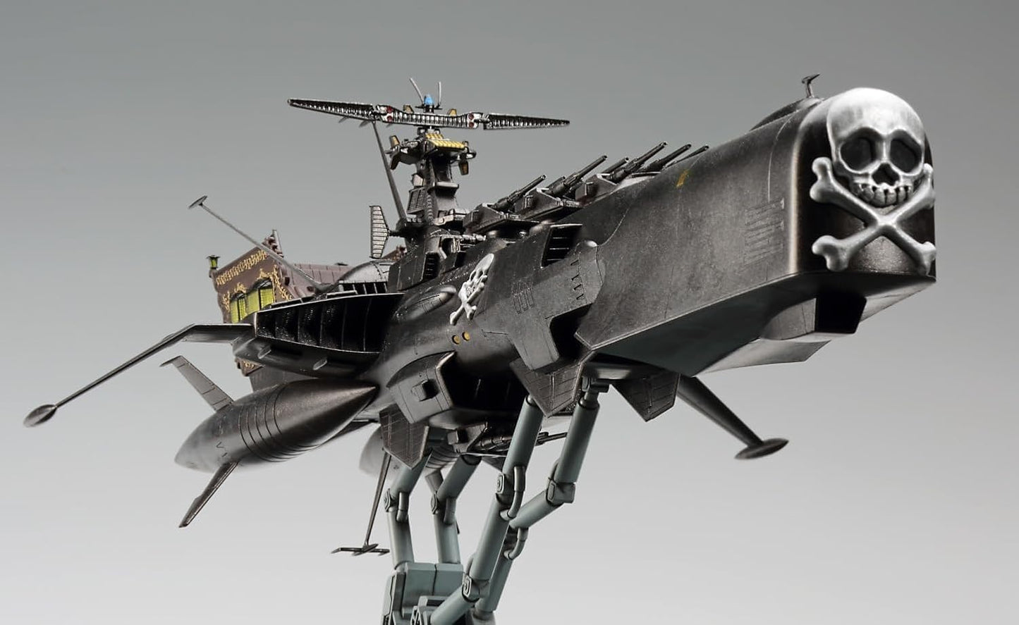 1/1500 CAPTAIN HARLOCK SPACE PIRATE DIMENSION VOYAGE Space Pirate Battleship ARCADIA Third Ship [Variant] Attack Enhanced Type with ACRYLIC STAND FIGURE