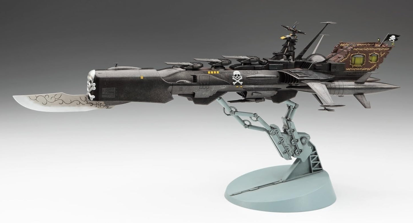 1/1500 CAPTAIN HARLOCK SPACE PIRATE DIMENSION VOYAGE Space Pirate Battleship ARCADIA Third Ship [Variant] Attack Enhanced Type with ACRYLIC STAND FIGURE